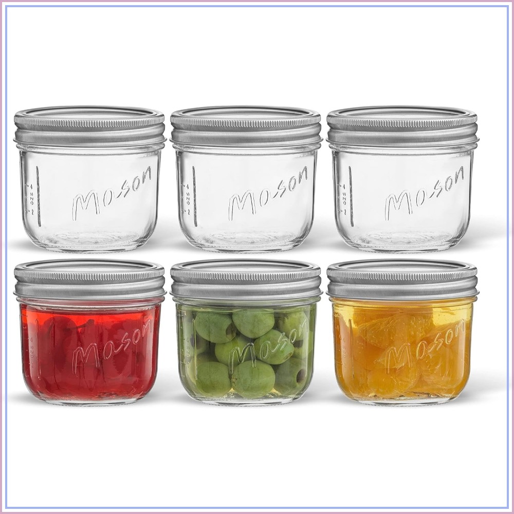 8 Oz Mason Jars with Lids, Lab - Mason Jar 8Oz 评论和价格
