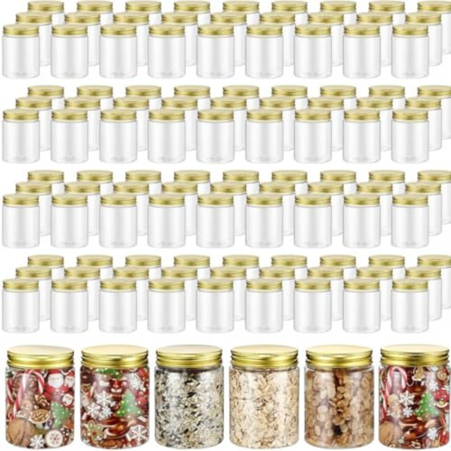 200 Pcs 8 oz Clear Plastic Mas - Mason Jar 8Oz 评论和价格