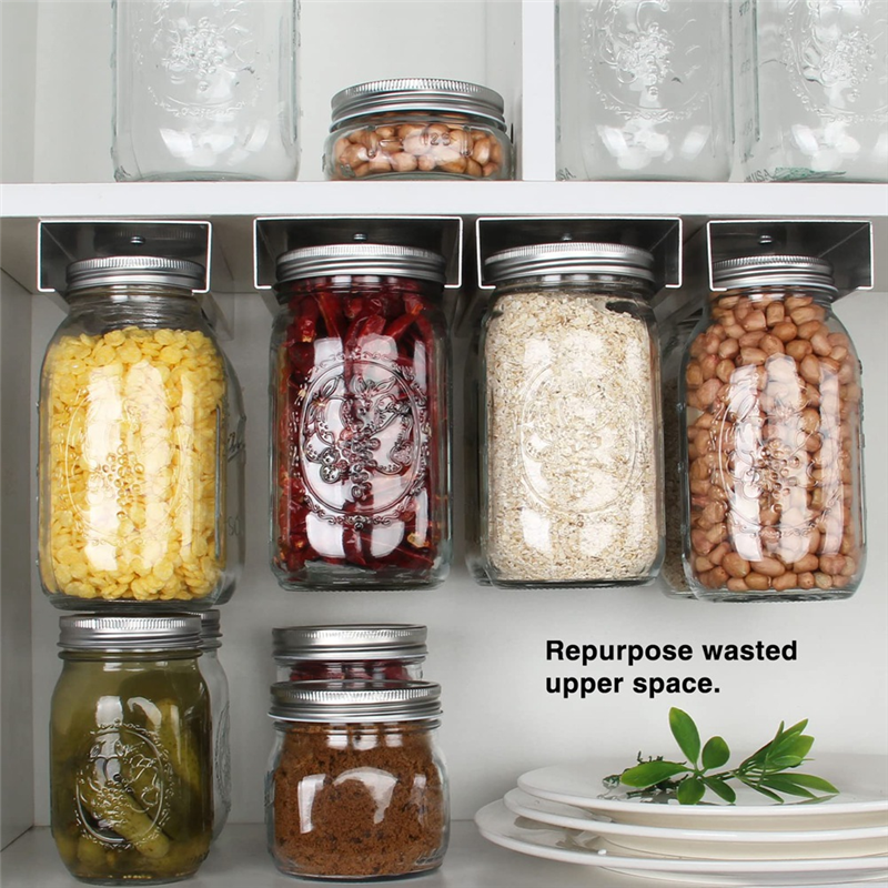 H-W Mason Jar Organizer Holder - Mason Jar 8Oz 评论和价格