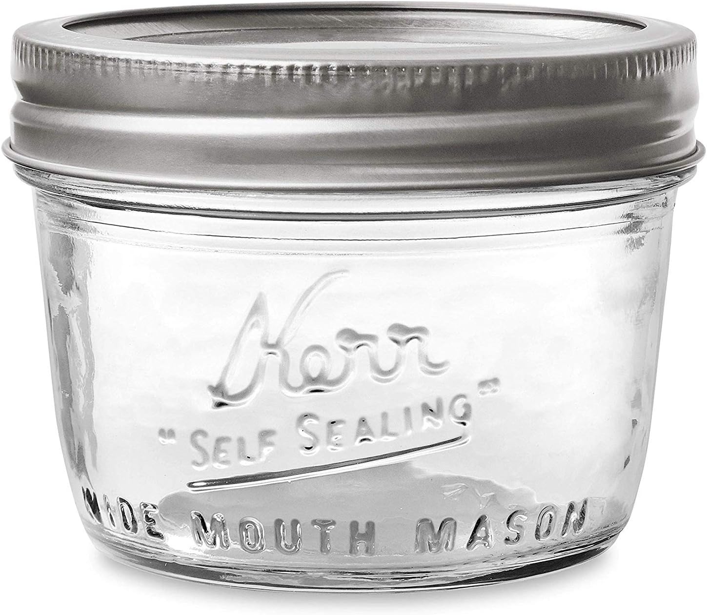 Wide Mouth Half-Pint Glass Mas - Mason Jar 8Oz 评论和价格