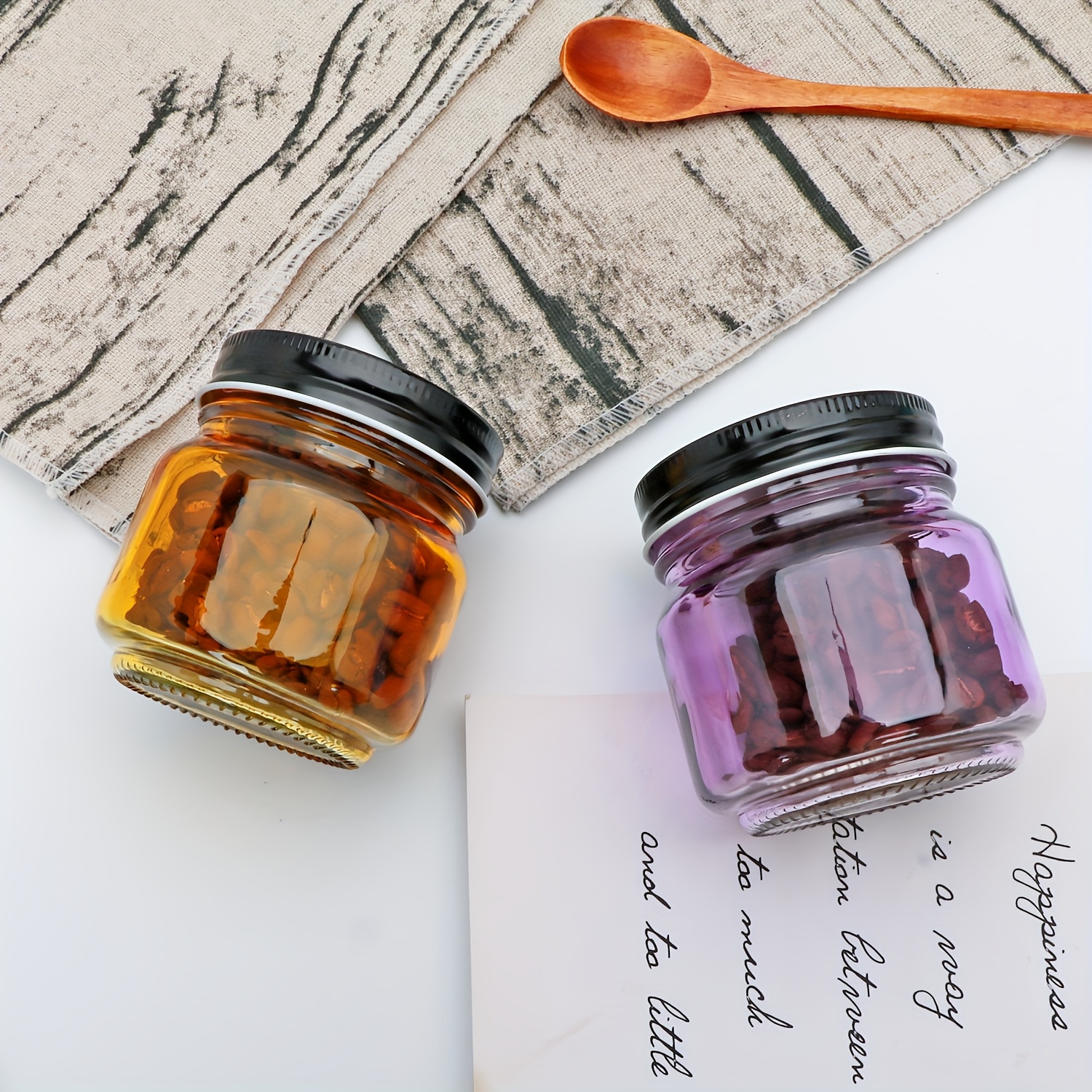 30-Piece Set of 8 oz Mini Colo - Mason Jar 8Oz 评论和价格